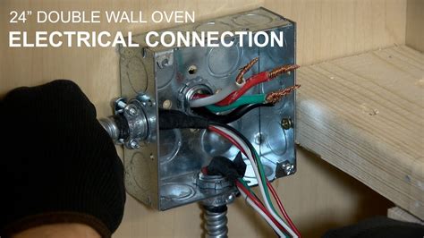 double oven junction box|installing wall oven in cabinet.